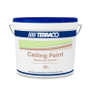 Краска Terraco Celling Paint 10кг Белая, Матовая, Акриловая для Потолка.