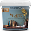 Декоративное Бархатное Покрытие Terraco Velvetex 1кг VA 160 c Перламутровым Блеском / Террако Вельветекс.