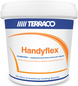 Заполнитель Трещин Terraco Handyflex 5кг Акриловый, Окрашиваемый, Суперэластичный для Внутренних и Наружных Работ.