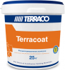 Декоративная Штукатурка Шагрень Terraco Terracoat Fine 25кг RAL 7040 Серый, Мелкозернистая для Внутренних Работ / Террако Терракоат Интериор Файн.