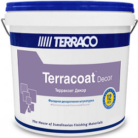Декоративная Штукатурка Шагрень Terraco Terracoat Decor 25кг с Крупной Текстурой / Террако Терракоат Декор.