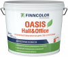 Краска для Стен и Потолков Finncolor Oasis Hall&Office 0.9л Белая, Моющаяся, Глубокоматовая / Финнколор Оазис Холл Оффис.