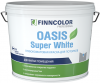 Краска для Потолка Finncolor Oasis Super White 0.9л Белая, Глубокоматовая / Финнколор Оазис Супер Вайт.