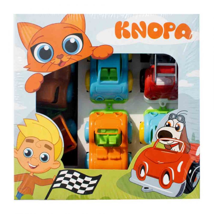 Набор машинок "Вжух в городе" 10 см КНОПА