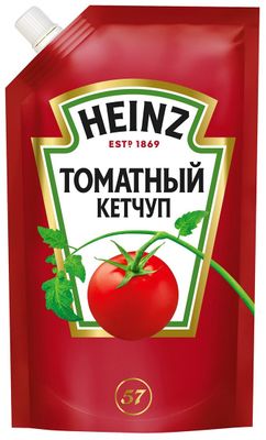 Кетчуп Хайнц Томатный 320г д/п