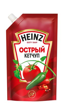 Кетчуп Хайнц Острый 320гр д/п