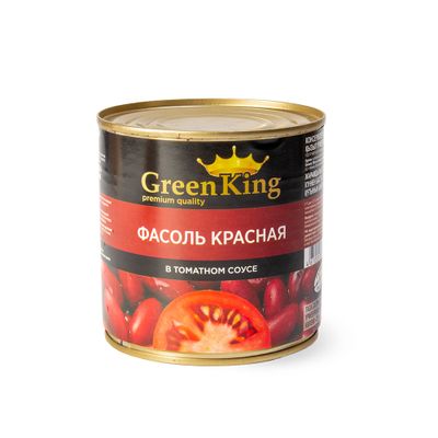 Фасоль красная  Green King в т/с 400гр