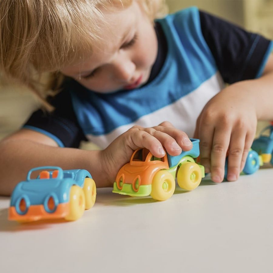 Машинка грузовик "Вжух в городе" 10 см КНОПА