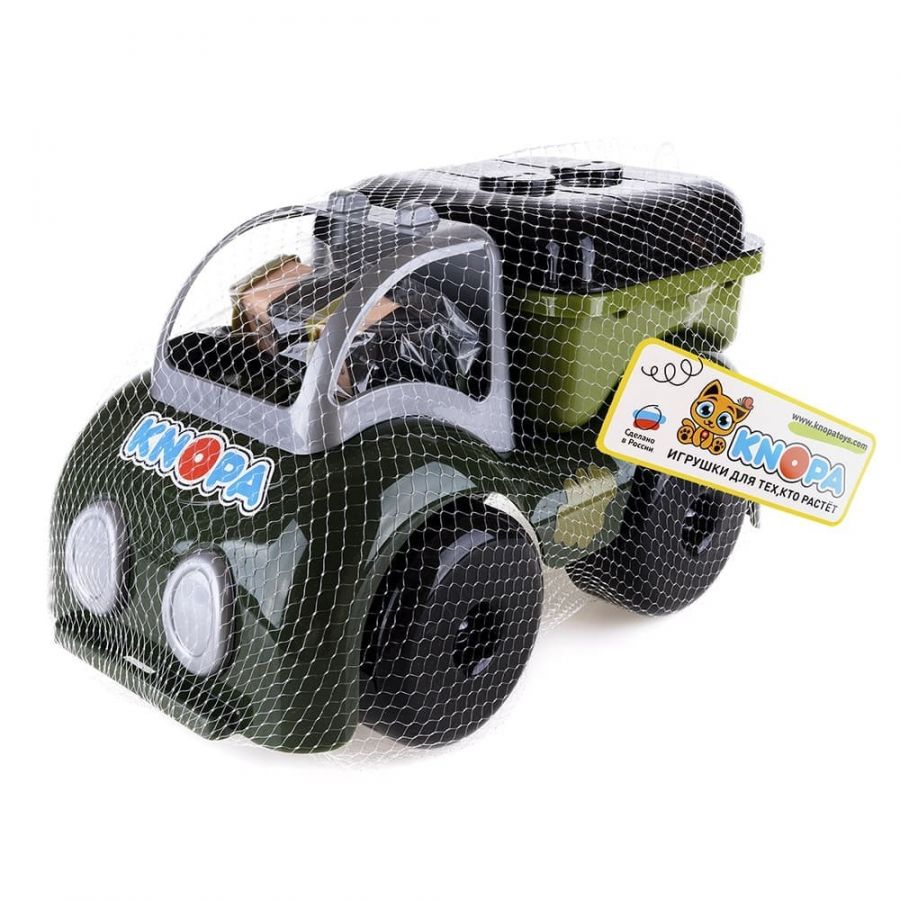 Машинка цистерна "Крепыш на войнушке" 33 см КНОПА