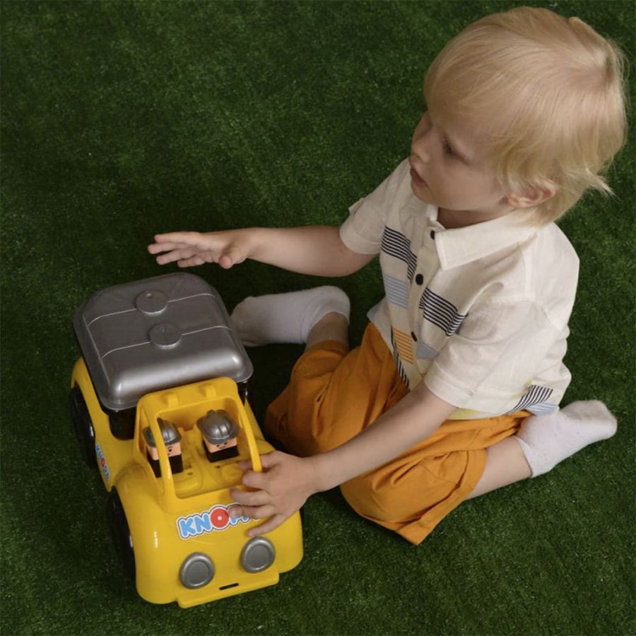 Машинка цистерна "Крепыш на стройке" 33 см КНОПА