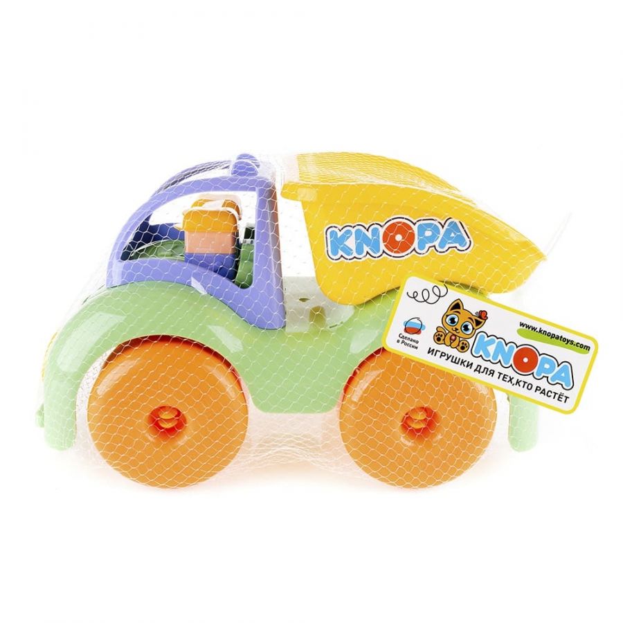 Машинка самосвал "Крепыш 33 см КНОПА"