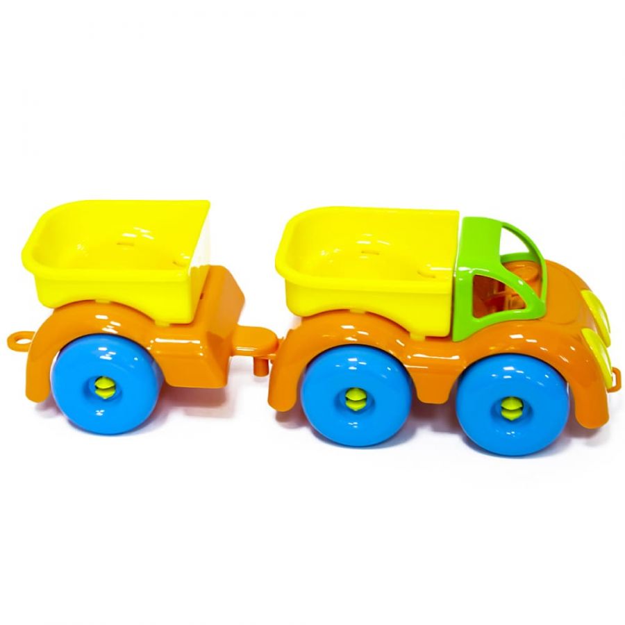 Машинка грузовик с прицепом "Везунчик" КНОПА 33 см