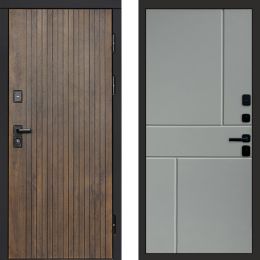 Входная дверь Termo-door Твист Ультра Горизонт Грей Софт