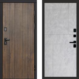 Входная дверь Termo-door Твист Ультра Горизонт бетон светлый