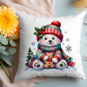 Купон для пошива салфетки - "Умка в Рождество" 23*32 см. limit