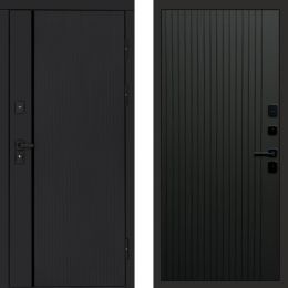 Входная дверь Termo-door Урбан Блэк FLAT Черный Кварц