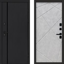 Входная дверь Termo-door Урбан Блэк Лучи бетон светлый