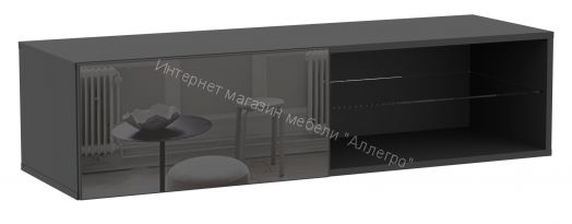 Гостиная Point К-13 Чёрный глянец/Дуб Вотан