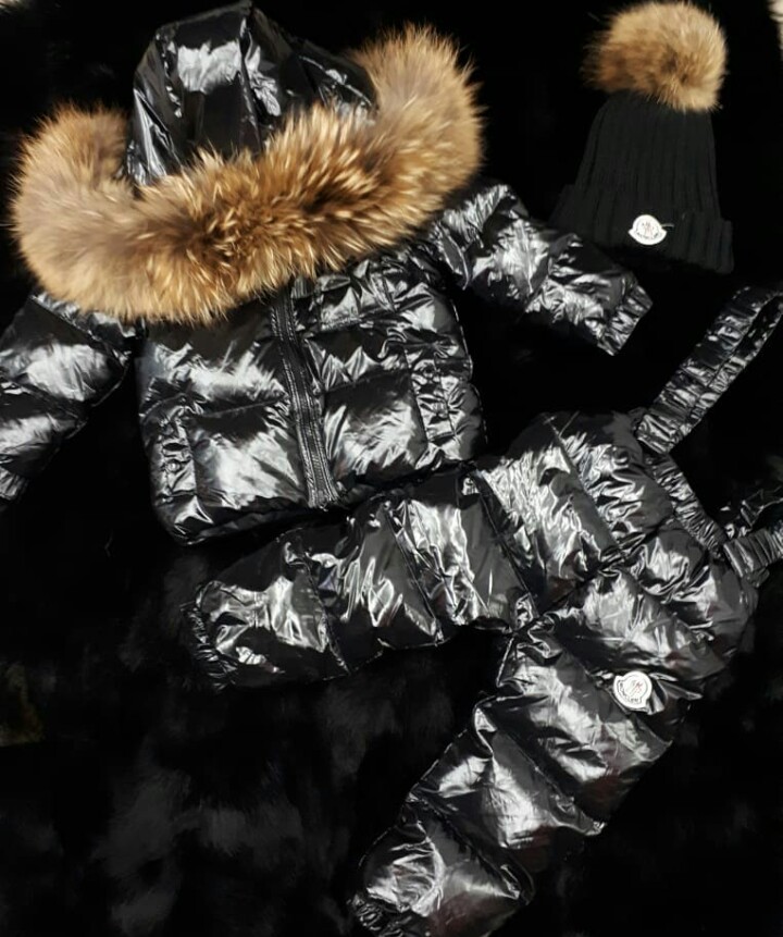 MONCLER ДЕТСКИЙ КОСТЮМ (МОНКЛЕР) ГРАФИТ ГЛЯНЕЦ