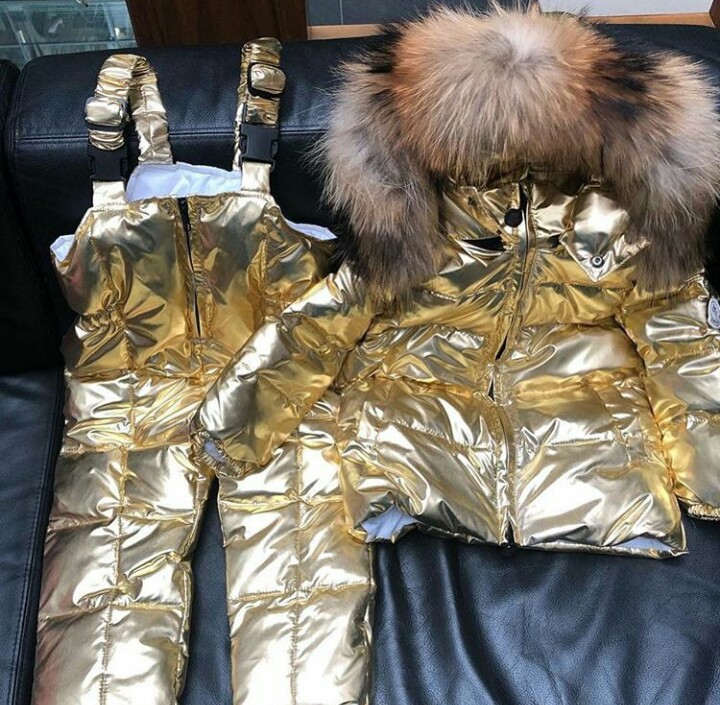 MONCLER ДЕТСКИЙ КОСТЮМ (МОНКЛЕР) ЗОЛОТИСТЫЙ