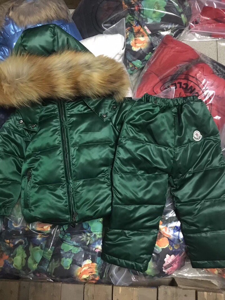 MONCLER ДЕТСКИЙ КОСТЮМ (МОНКЛЕР) ТЕМНО ЗЕЛЕНЫЙ