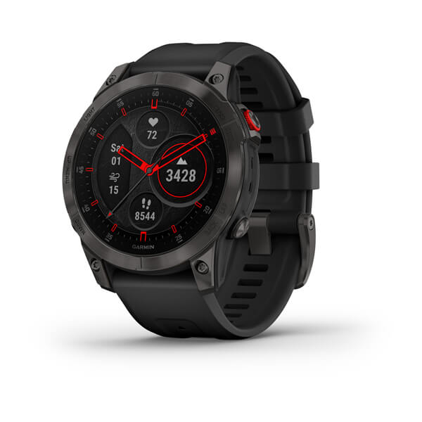 Умные часы Garmin Epix (Gen 2) Sapphire титановый черный DLC