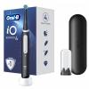 Электрическая зубная щетка Oral-B iO 4 Matt Black с 4 режимами, интерактивным дисплеем, умным датчиком давления, черная/матовая