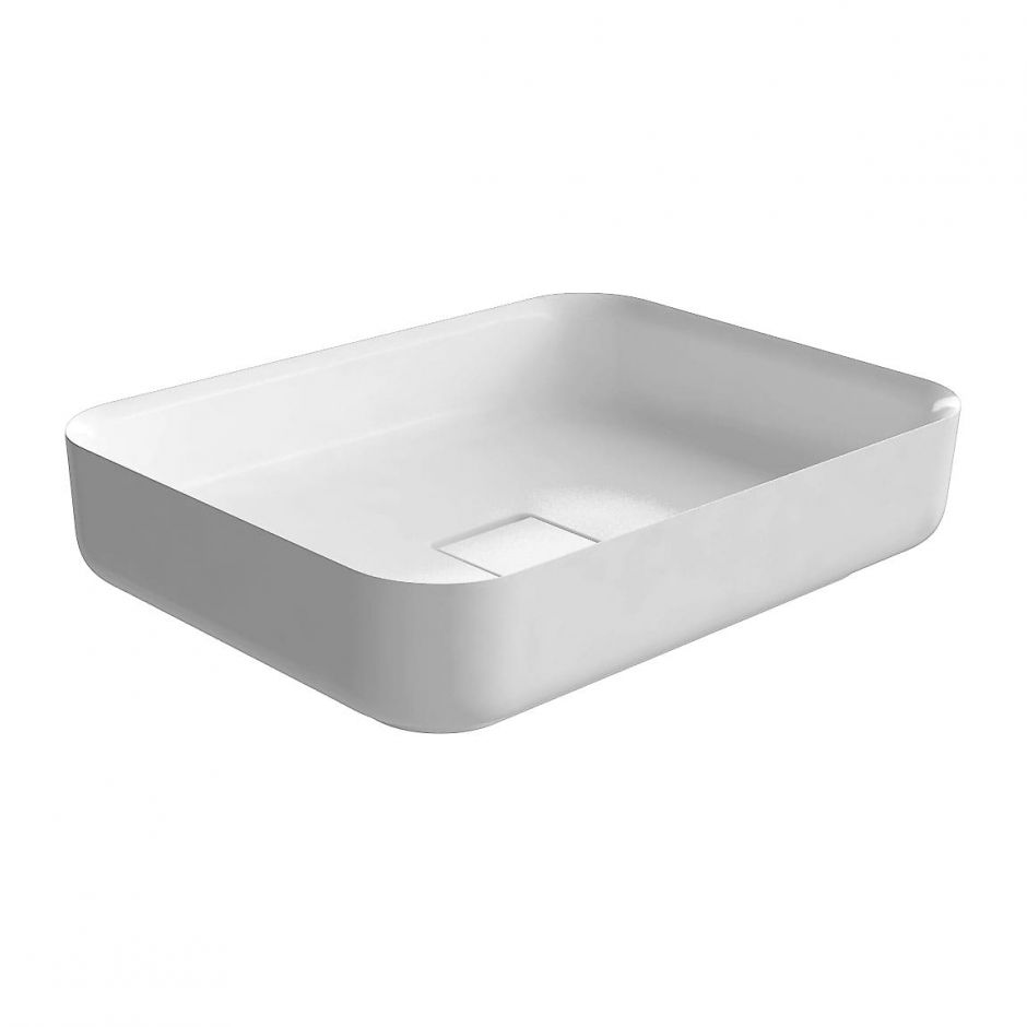 Изображение Накладная белая раковина Antonio Lupi Bolo Bolomood40 40x40 см