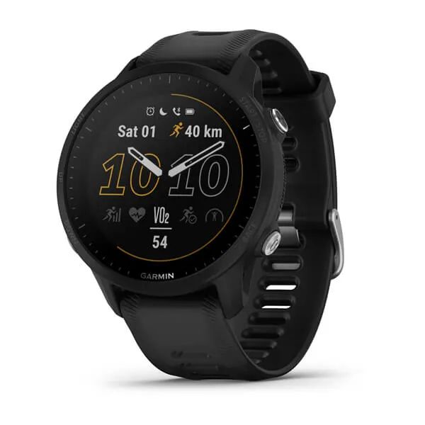 Умные часы Garmin FORERUNNER 955 с черным ремешком