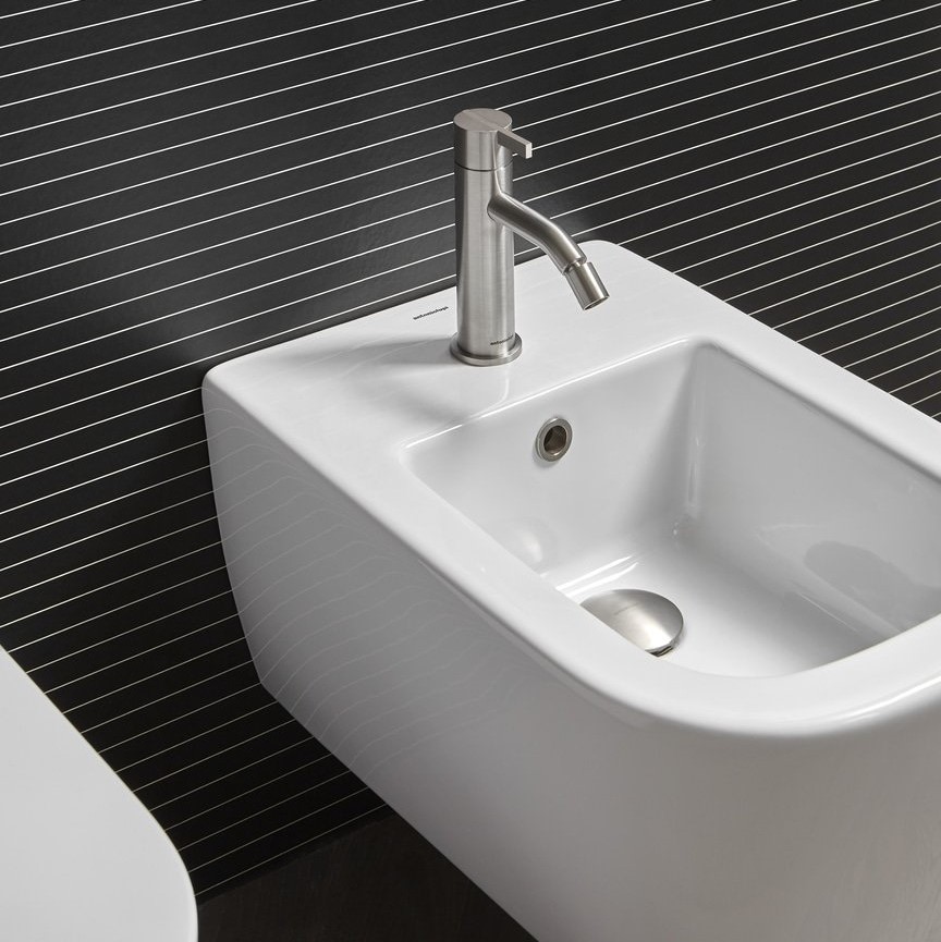 Изображение Смеситель для биде Antonio Lupi Essentia для биде цвет сатинированная сталь