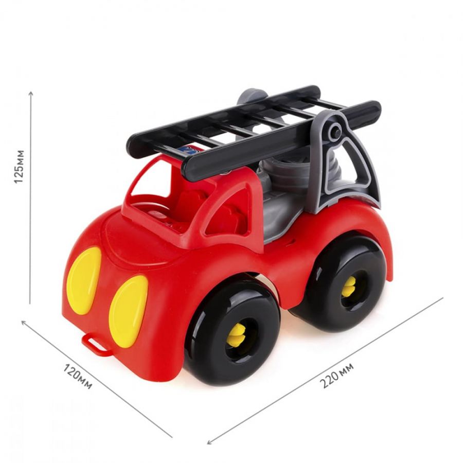 Машинка "Пожарнаяя" 22 см КНОПА