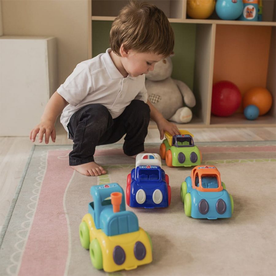 Машинка "Пожарнаяя" 22 см КНОПА