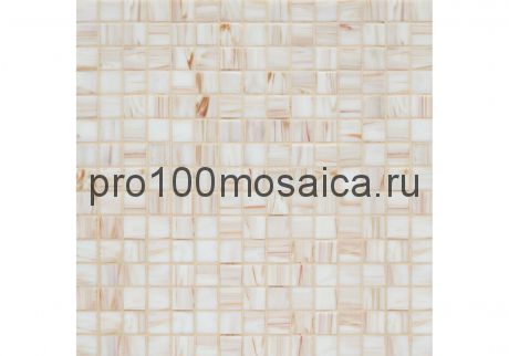 PLAZA BUFF  Плитка мозаика для бассейнов коричневая с белым стекло CLASSIC, 327*327*4 (ORRO Mosaic)