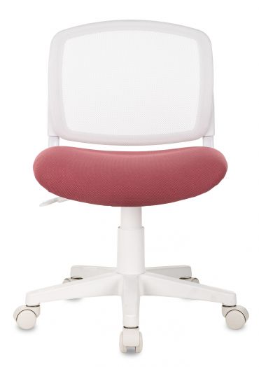 Кресло детское Бюрократ CH-W296NX (белый TW-15 сиденье розовый 26-31 сетка/ткань крестов. пластик пластик белый)