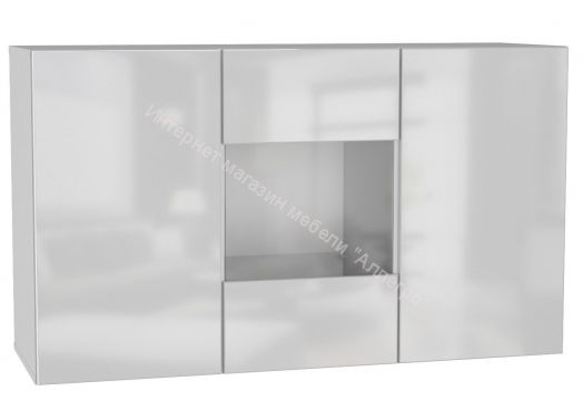 Комод Point тип-1.2 Белый глянец/Белый матовый