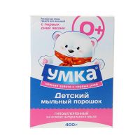 Стиральный порошок "Умка", универсальный, для детского белья, 0+, 400 г