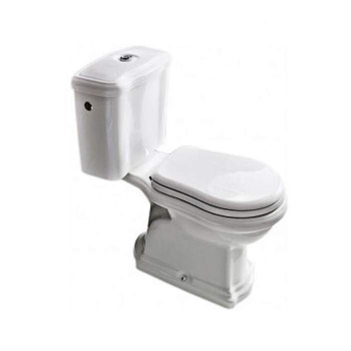 Изображение Белый унитаз моноблок Kerasan Retro 101201 с выпуском в пол S