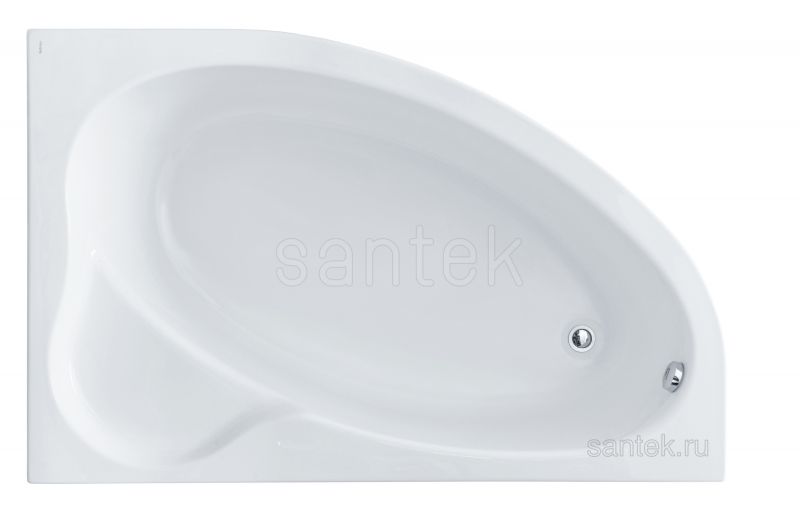 Ванна акриловая Santek Эдера 170х110 R асимметричная 1WH111994