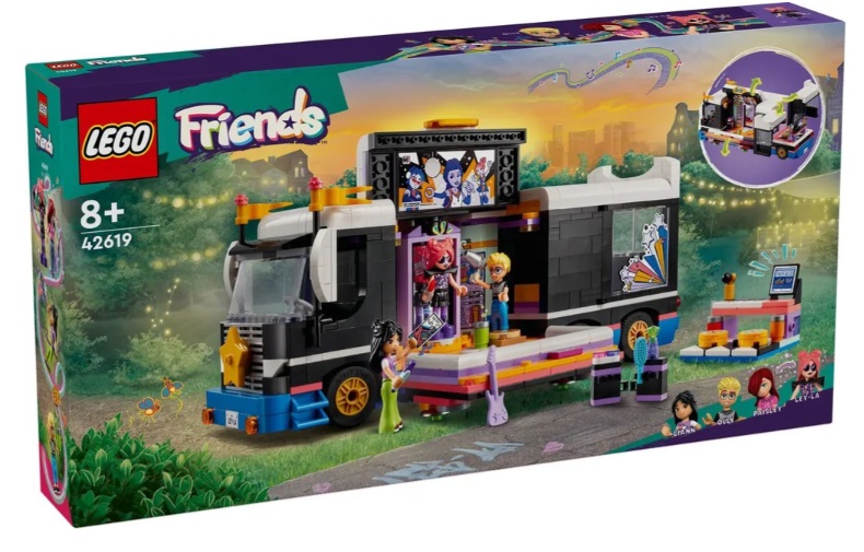 Конструктор Lego ® Friends 42619 Концертный автобус поп-звезды