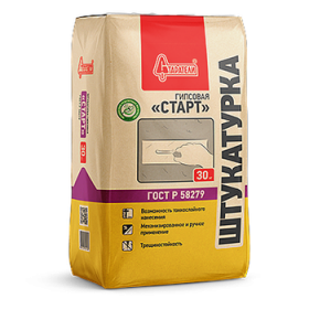 Штукатурка Гипсовая Старатели Старт 30кг.