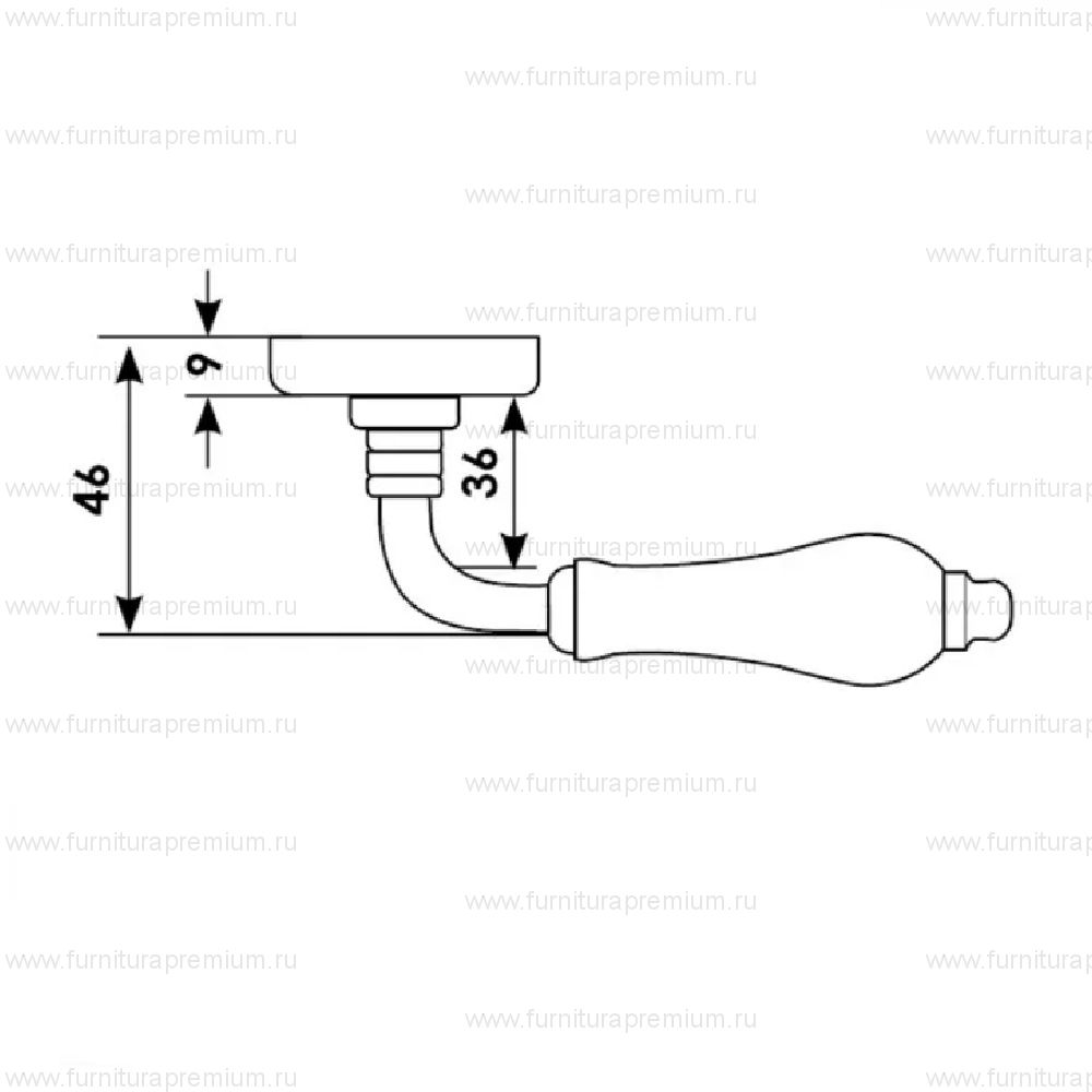 Ручка Morelli Luxury Ceramica CC-3