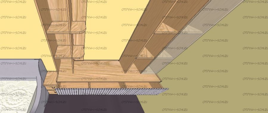 Шкаф со столом Рома (190х60х250)