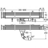 Решетка для лотка Viega Advantix Vario Wall 4967.30 736569 схема 9