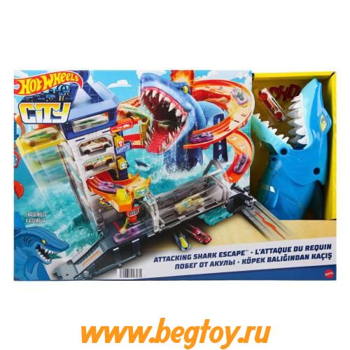 HOT WHEELS Игровой трэк побег от акулы HDP06