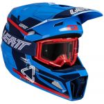 Leatt Kit Moto 3.5 V25 Royal (2025) шлем + очки Leatt Vizion 3.5