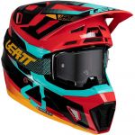 Leatt Kit Moto 7.5 V25 Red (2025) шлем + очки Leatt Velocity 4.5