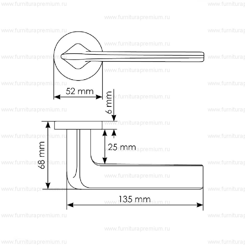 Ручка Morelli Oaka MH-61-R6
