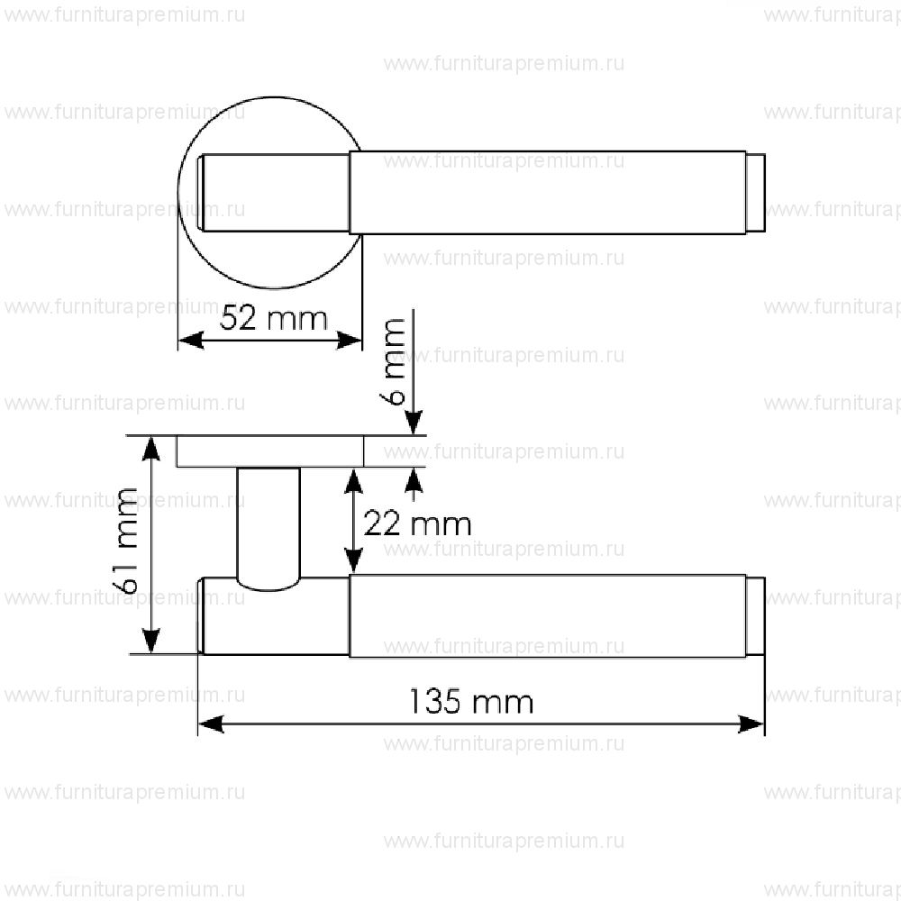 Ручка Morelli Azrieli MH-57-R6T