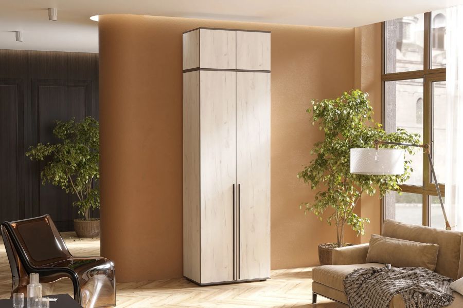 Шкаф 2-х створчатый Норд с антресолью