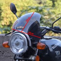 Ветровик для круглой фары мотоцикла вид 3